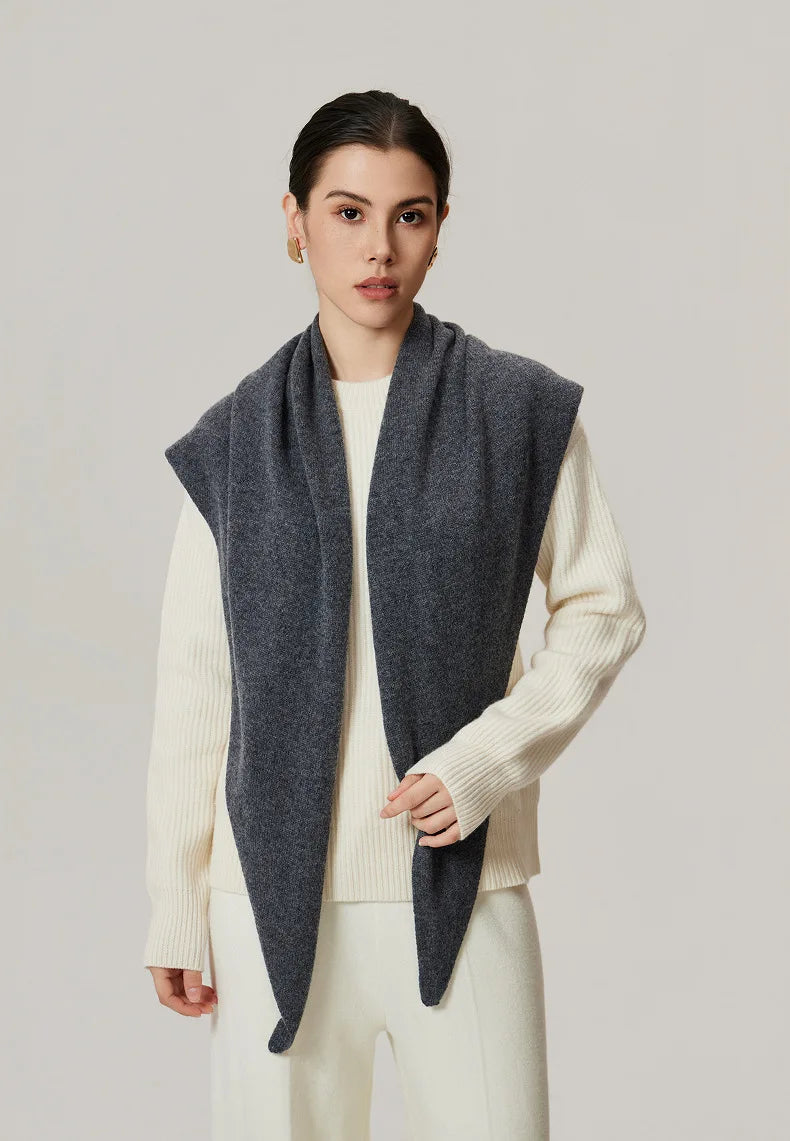 Premium Knitted Winter Scarf - Cozy Solid Color Wrap